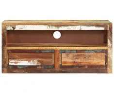 TV staliukas Televizoriaus spintelės, 2vnt., 88x30x40cm, perdirbta mediena