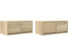 TV staliukas Televizoriaus spintelės, 2vnt., 60x31x25,5 cm, mediena