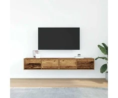 TV staliukas Televizoriaus spintelės, 2vnt., medienos, 80x31x25,5cm, mediena
