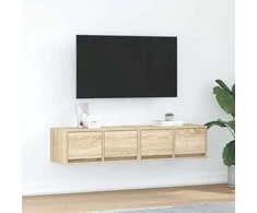 TV staliukas Televizoriaus spintelės, 2vnt., 60x31x25,5 cm, mediena