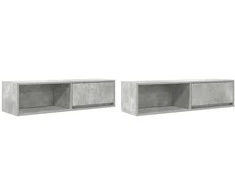 TV staliukas Televizoriaus spintelės, 2vnt., 100x31x25,5 cm, mediena