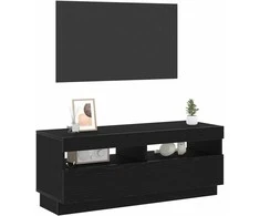 TV staliukas Televizoriaus spintelė Juodas ąžuolas 100 x 35 x 40 cm