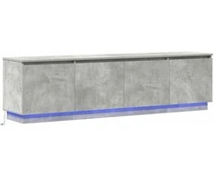 TV staliukas Televizoriaus spintelė Betono pilka 180 x 38 x 49 cm
