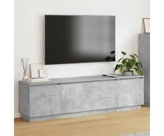 TV staliukas Televizoriaus spintelė Betono pilka 180 x 38 x 49 cm