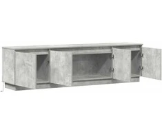 TV staliukas Televizoriaus spintelė Betono pilka 180 x 38 x 49 cm
