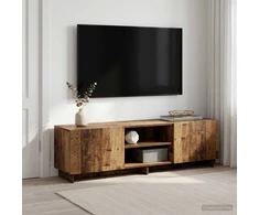 TV staliukas Televizoriaus stovas 140 x 34,5 x 40 cm Sendintos medienos