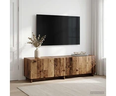 TV staliukas Televizoriaus stovas 140 x 34,5 x 40 cm Sendintos medienos