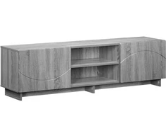 TV staliukas Televizoriaus stovas 140 x 34,5 x 40 cm Pilka Sonoma