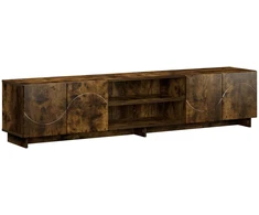 TV staliukas Televizoriaus stovas 179.5 x 34.5 x 40 cm Dūminio ąžuolo