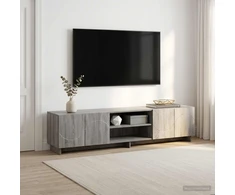 TV staliukas Televizoriaus stovas 179.5 x 34.5 x 40 cm Pilka Sonoma