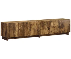 TV staliukas Televizoriaus stovas 179.5 x 34.5 x 40 cm Dūminio ąžuolo