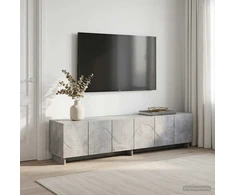 TV staliukas Televizoriaus stovas 179.5 x 34.5 x 40 cm Betono pilka