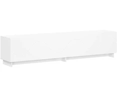 TV staliukas Televizoriaus stovas 179.5 x 34.5 x 40 cm Balta