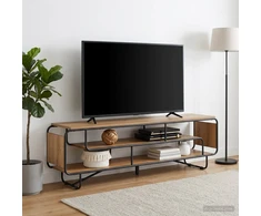 TV staliukas Televizoriaus stovas 180 x 36 x 45 cm Artisano ąžuolo