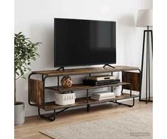 TV staliukas Televizoriaus stovas 180 x 36 x 45 cm Dūminio ąžuolo