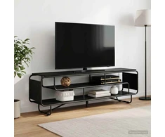 TV staliukas Televizoriaus stovas 180 x 36 x 45 cm Juodojo ąžuolo