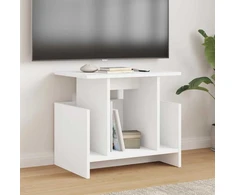 TV staliukas Televizoriaus stovas 2 pcs Balta 50 x 35 x 45 cm