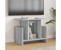 TV staliukas Televizoriaus stovas 2 pcs Pilkas Sonoma 50 x 35 x 45 cm