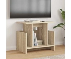 TV staliukas Televizoriaus stovas 2 pcs Sonoma ąžuolas 50 x 35 x 45 cm