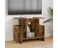TV staliukas Televizoriaus stovas 2 pcs Rūkyta ąžuolas 50 x 35 x 45 cm
