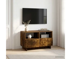 TV staliukas Televizoriaus stovas 60 x 34.5 x 40 cm Dūminio ąžuolo