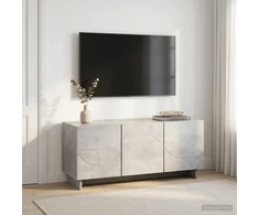 TV staliukas Televizoriaus stovas 90 x 34.5 x 40 cm Betono pilka