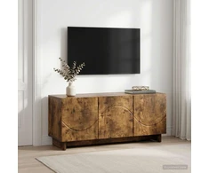 TV staliukas Televizoriaus stovas 90 x 34.5 x 40 cm Dūminio ąžuolo