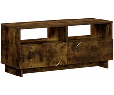TV staliukas Televizoriaus stovas 90 x 34,5 x 40 cm Dūminio ąžuolo
