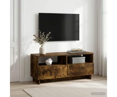 TV staliukas Televizoriaus stovas 90 x 34,5 x 40 cm Dūminio ąžuolo