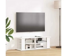 TV staliukas Televizoriaus stovas Balta 96 x 35 x 33,5 cm