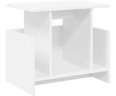 TV staliukas Televizoriaus stovas Balta 50 x 35 x 45 cm Apdirbta mediena