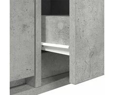 TV staliukas Televizoriaus spintelė Betono pilka 100 x 31 x 25,5 cm