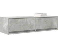 TV staliukas Televizoriaus spintelė Betono pilka 100 x 31 x 25,5 cm
