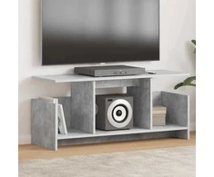 TV staliukas Televizoriaus stovas Betono pilka 102 x 35 x 45 cm