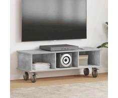 TV staliukas Televizoriaus stovas Betono pilka 100 x 35 x 35 cm