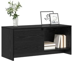 TV staliukas TV spintelių komplektas Juodas ąžuolas 90 x 35 x 40 cm