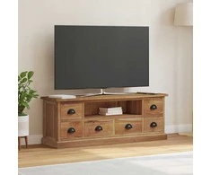 TV staliukas Televizoriaus stovas su stalčių Natūrali 110 x 30 x 40 cm