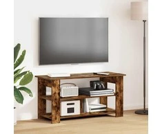 TV staliukas Televizoriaus stovas Rūkyta ąžuolas 100 x 40 x 50 cm
