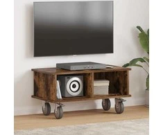 TV staliukas Televizoriaus stovas Rūkyta ąžuolas 68,5 x 35 x 35 cm