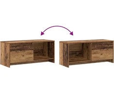 TV staliukas TV spintelių komplektas 90 x 35 x 40 cm Senovinis medis