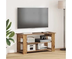 TV staliukas Televizoriaus stovas Senas medis 100 x 40 x 50 cm