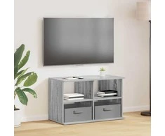 TV staliukas Televizoriaus stovas su stalčių Pilkas Sonoma 79 x 40 x 48 cm
