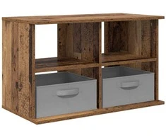 TV staliukas Televizoriaus stovas su stalčių Senas medis 79 x 40 x 48 cm
