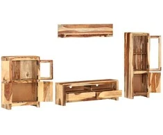 TV staliukas TV komplektas su stalčių Ruda 120 x 30 x 39 cm Medis