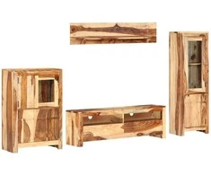 TV staliukas TV komplektas su stalčių Ruda 120 x 30 x 39 cm Medis