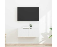 TV staliukas TV sieninė spintelė 2 pcs Balta 39 x 31 x 29,5 cm