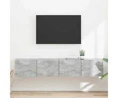 TV staliukas TV sieninė spintelė 2 pcs Betoninė 78,5 x 31 x 29,5 cm