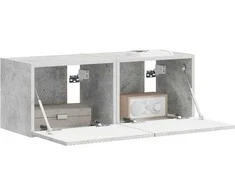 TV staliukas TV sieninė spintelė 2 pcs Betoninė 39 x 31 x 29,5 cm