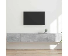 TV staliukas TV sieninė spintelė 2 pcs Betoninė 98 x 31 x 29,5 cm