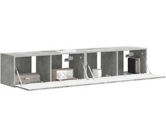 TV staliukas TV sieninė spintelė 2 pcs Betoninė 78,5 x 31 x 29,5 cm
